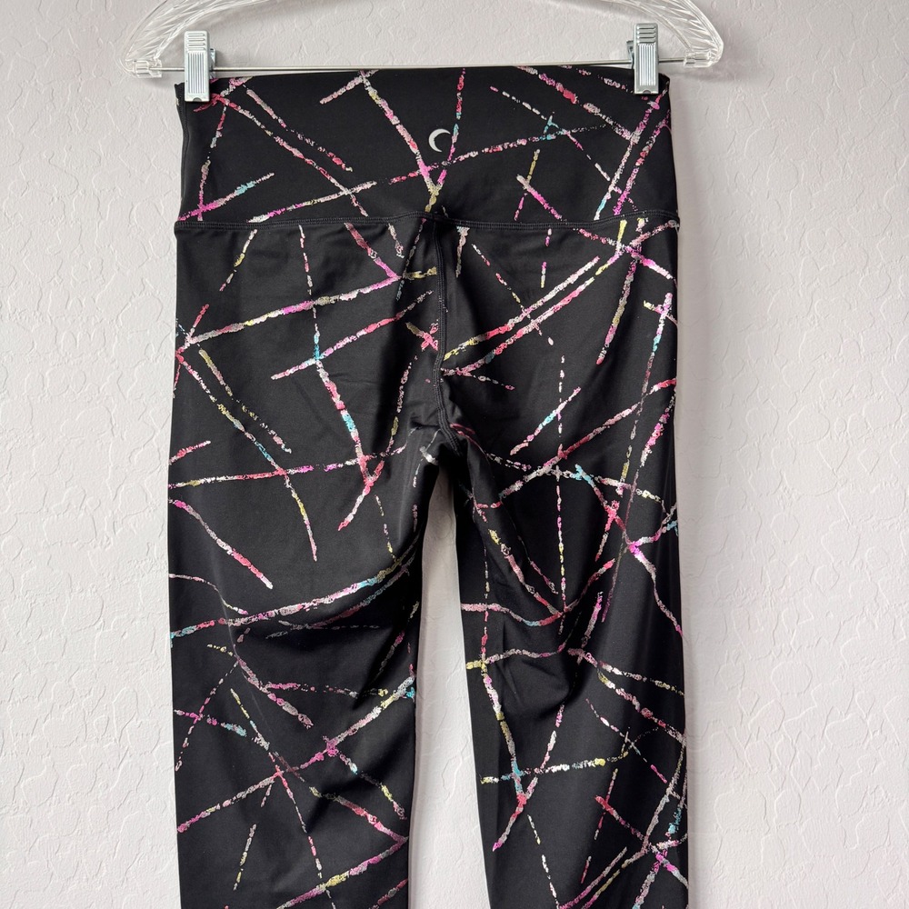 NWT Zyia Active‎ Abstract Hi-Rise 7/8 Leggings - Iridescent, Athletic, Size 6-8 - Picture 6 of 9
